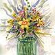 Spring flowers in a…