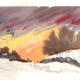 a cold winters sunset…