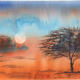 sunset over the transkei