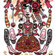She Keeps Bees | £60 | 42 x 59cm | Ink on Paper She Keeps Bees