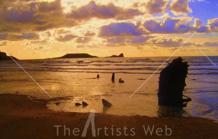 The wreck of the Helvetia