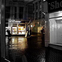 Through Cafe Window