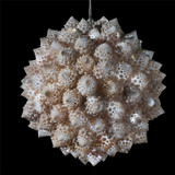 romanesco pendant - polyester resin, fibreglass, LED's