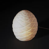 fibonacci light - bone china, available with UK or European plug