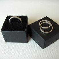 planished rings