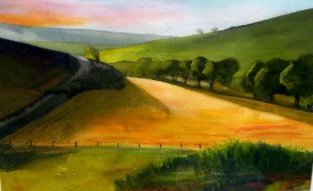 Daybreak on the Downs