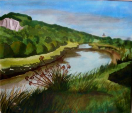The river Ouse, at Malling Lewes