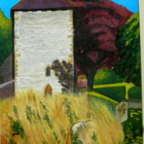Late August. Malling Church Lewes