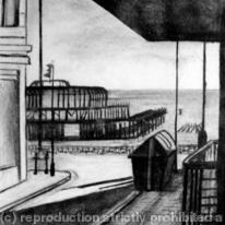 Skeleton of the West Pier 2009