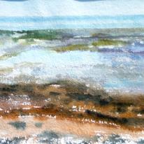 LOW TIDE, EARLY MORNING.  CUCKMERE HAVEN