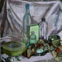 Still Life with Embroidered Box