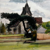 Ditchling Church Winter