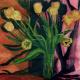 Yellow Tulips | ¥22900 | 75 x 80cm | Acrylic Yellow Tulips