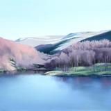 327 Ladybower - Grainford Clough - February - pastel