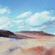 293 Carl Wark from Burbage… | (sold) | 47 x 40cm | pastel 293 Carl Wark from Burbage…