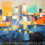 Stormy Harbour - Acrylic on Canvas