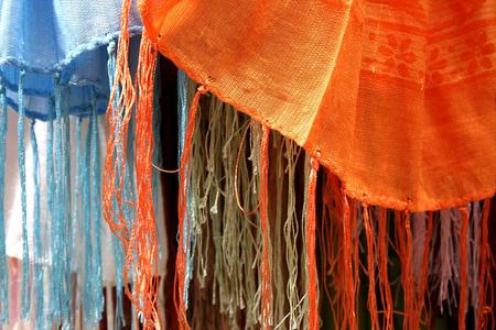 Orange tassels