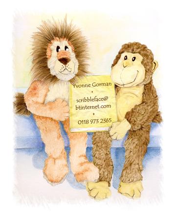 Lion and Monkey