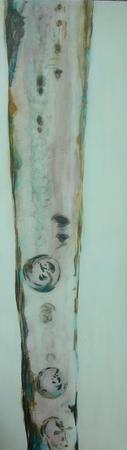 Panel two of ice series triptych