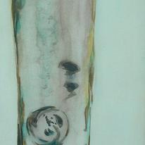 Panel two of ice series triptych