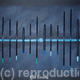Flat Lining | (sold) | 100 x 50cm | Acrylic on Canvas & Acrylic rods Flat Lining