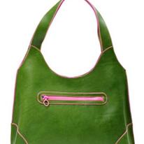 GREEN TRIANGLE BAG Melissa Simpson
