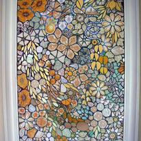 Paint your grout with acrylic paint!