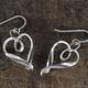 Heart earrings