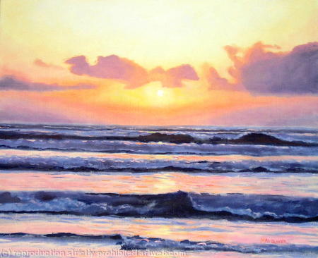 Evening Wave Study, Whitesand Bay