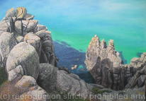 Rocks near Nanjizal, Cornwalll