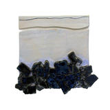 blue cracks - stoneware