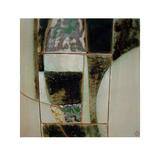 green abstract 2 - stoneware