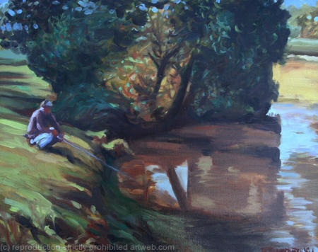 pond fishing - barcombe mills