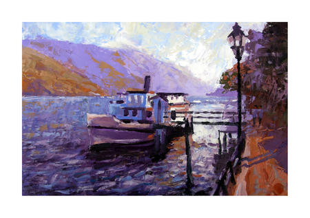 Paddle Steamer - Lake Como