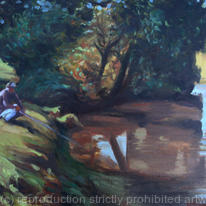 pond fishing - barcombe mills