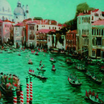regatta - grand canal -venice