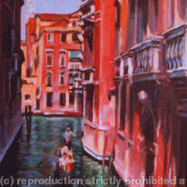 warm buildings cool canal - venice
