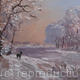 deer in a snowscene