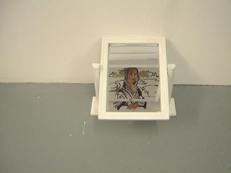 mona lisa mirror image