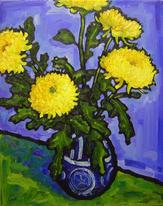 Yellow Chrysanthemums.