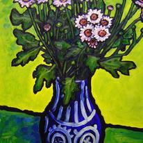 Pink chrysanthemums
