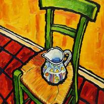 A jug on a Van Gogh chair