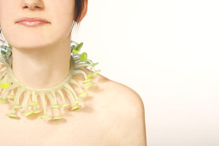 Lumini Neckpiece- green