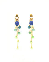 Cascade drop earrings