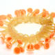 Lumini neckpiece - orange