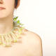 Lumini Neckpiece- green | | | silicone Lumini Neckpiece- green
