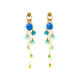 Plume Cascade earrings | | | silicone, 18ct gold plate Plume Cascade earrings