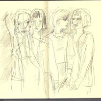 sketchbook - standing group