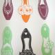 multi coloured shoes