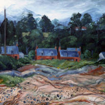 Houses at Corrie, Arran